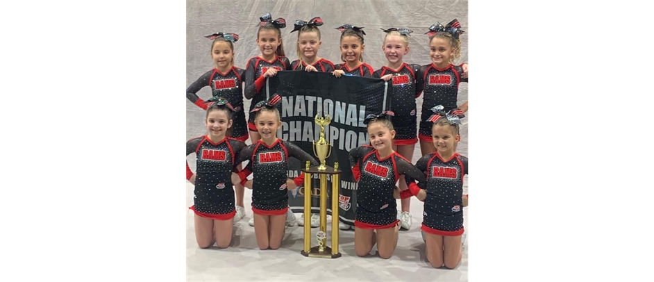 2020 Mitey Mite National Champions Core and Sideline Cheer